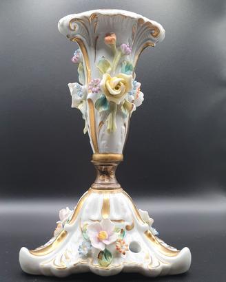 Base per lampada porcellana Napoleon Capodimonte
