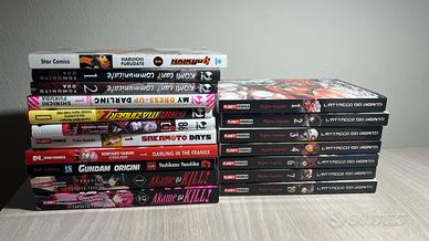 Manga: attacco dei giganti, HxH, Fire Force, ecc