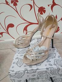 Sandali Gioiello TATA ITALIA - Oro/Strass - n. 37