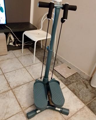 Stepper  fitness con manubrio e corde elastiche, n