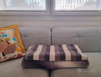 Set di due coperte morbide