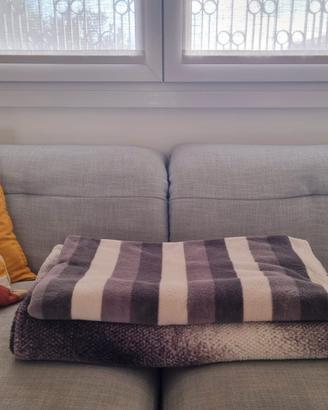Set di due coperte morbide
