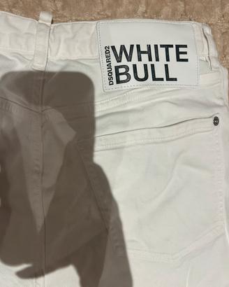 Jeans bianchi DSQUARED2 "White Bull