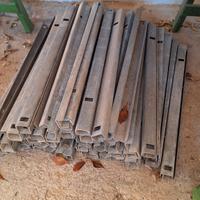 Cravatte, morsetti, barre zincate e fune acciaio