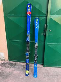 Sci SALOMON race: GS 173cm e SL 145cm