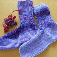 Calze lana fatte a mano babbucce