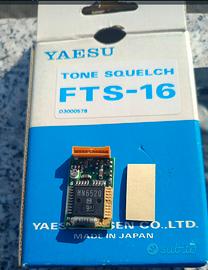 Scheda toni Yaesu FTS16