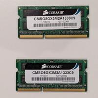 RAM Corsair DDR3 8GB 1333MHz CL9