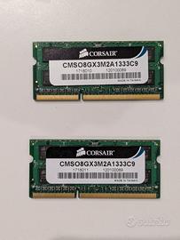 RAM Corsair DDR3 8GB 1333MHz CL9