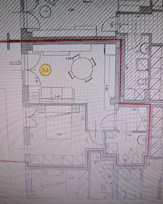 Appartamento non ammobiliato zona Aris