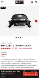 Barbecue  elettrico weber Pulse 2000