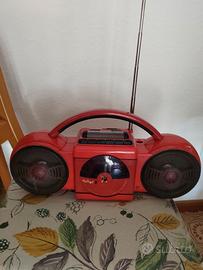 Radio Stereo Philips Roller 2 Rosso (da Restaurare