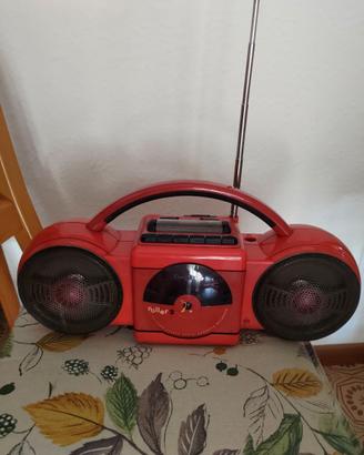 Radio Stereo Philips Roller 2 Rosso (da Restaurare