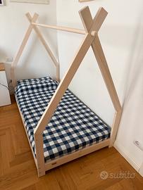 Letto bambino/a legno junior Picci