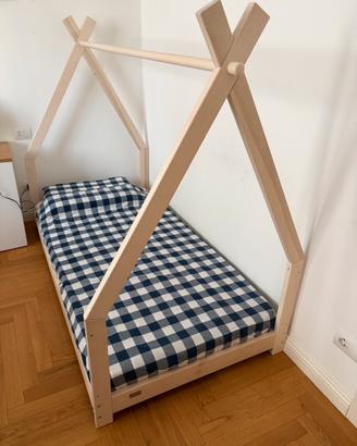 Letto bambino/a legno junior Picci