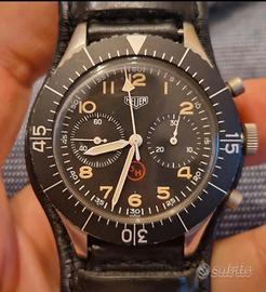 Heuer Bund 3H chrono militare Fly-Back permuto