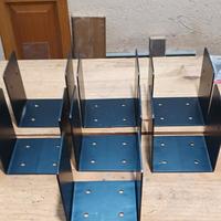 STAFFE FISSAGGIO PALI LEGNO