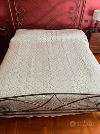 Copriletto uncinetto