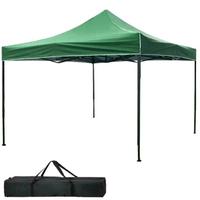 Gazebo tenda pieghevole 3x3m verde