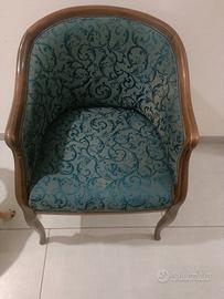 poltrona a pozzetto anni 90 