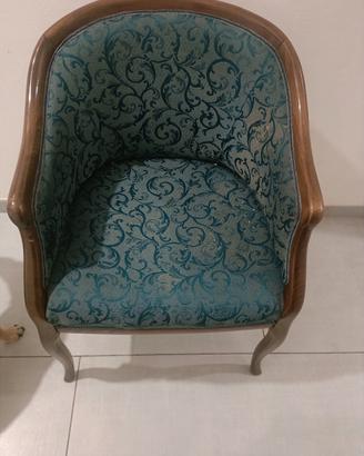 poltrona a pozzetto anni 90 