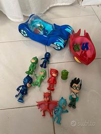 PJMASKS VEICOLI + PERSONAGGI