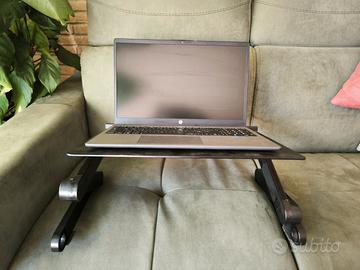 Tavolo per PC pieghevole, regolabile, alluminio le