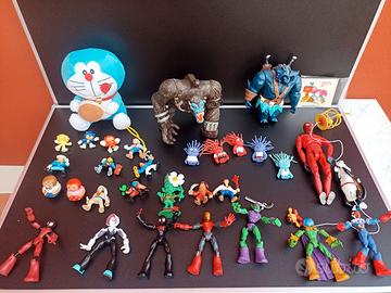 giocattoli robot spiderman mattel vintage doraemon