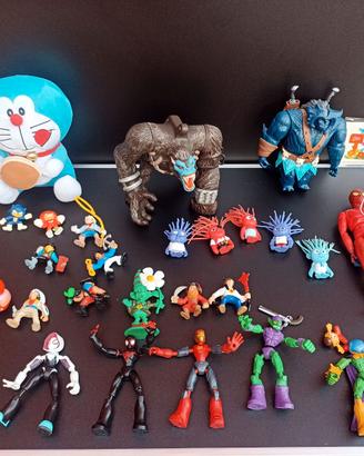 giocattoli robot spiderman mattel vintage doraemon
