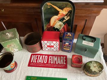 Scatole latta vassoio Barilla pomodoro collezione