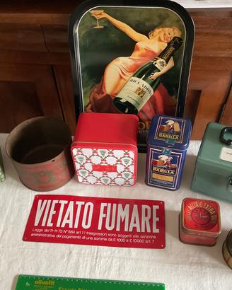 Scatole latta vassoio Barilla pomodoro collezione