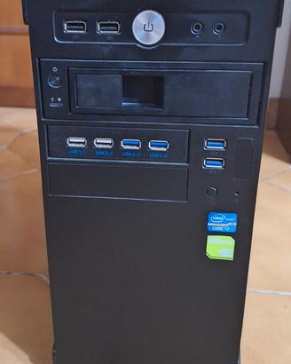PC FISSO i7 - 16 gb di ram, SSD 512, GEFORCE 1050
