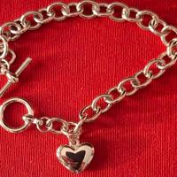 Bracciale donna argentato nuovo