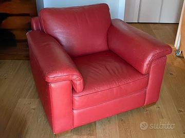 Poltrona in pelle Divani&Divani by Natuzzi