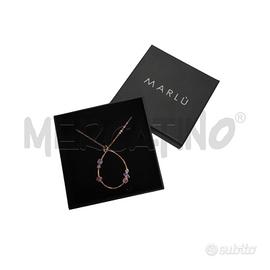 COLLANA MARLU ACCIAIO PIETRE