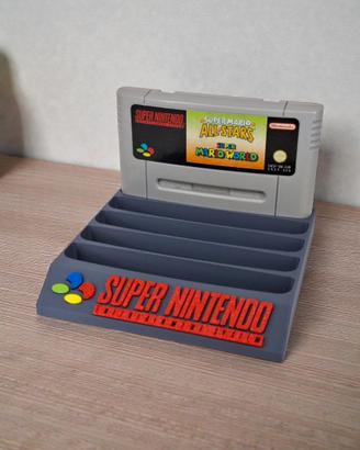SNES - Stand Cartucce e Giochi