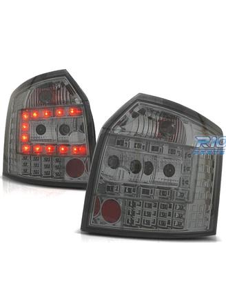 FANALI AUDI A4 B6 AVANT 01-04 LED FONDO CROMATO AF