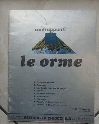 Le Orme - spartito album "Contrappunti"
