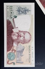 2000 Lire Galileo, banconota FDS da collezione