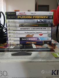 xbox 360 con kinect e giochi 