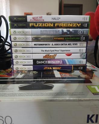 xbox 360 con kinect e giochi 