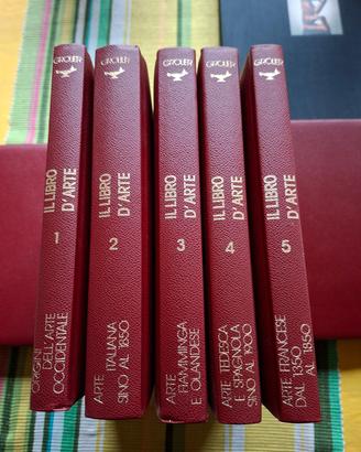 "Il Libro d'Arte" Grolier 10 volumi