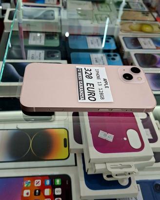 IPHONE 13 128GB rosa batteria 100%