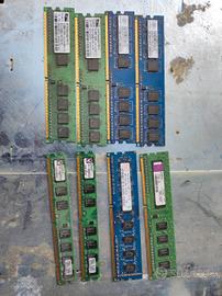 8x memorie Ram DDR2 DDR3 pc3 pc2 desktop