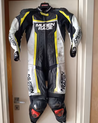 Tuta moto in pelle Mugen Race