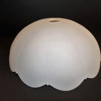 Paralume per lampada in vetro satinato