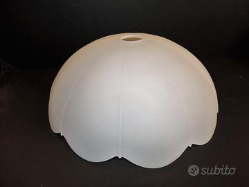 Paralume per lampada in vetro satinato
