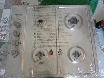 Piano cottura 4 fuochi gas