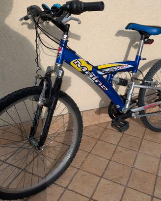 Bici ragazzo 24 pollici bi-ammortizzata
