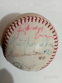 Pallina baseball firmata 